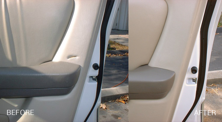 vinyl repair — Before & After — Seat Doctors